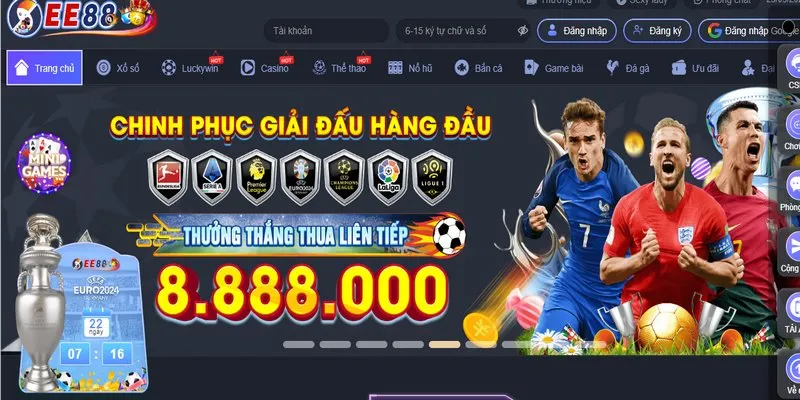 Ee88 Nhà Cái Cá Cược Trực Tuyến Nức Tiếng Thị Trường